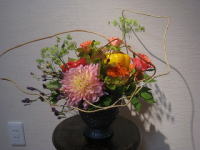 ダリアアレンジ