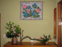 庭の花でアレンジ